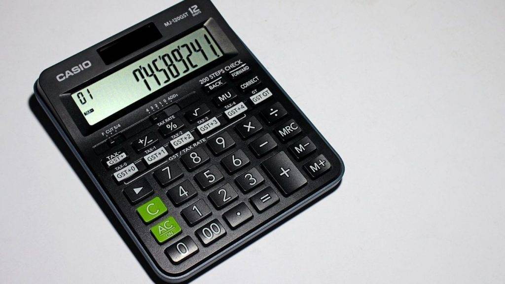 Picture of calcultor