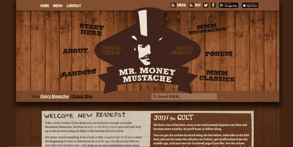 Mr. Money Mustache screenshot
