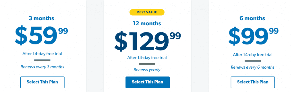 Every dollar pricing plans