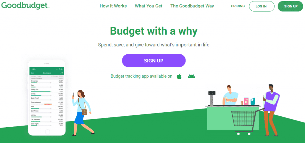 Goodbudget personal finance budgeting app
