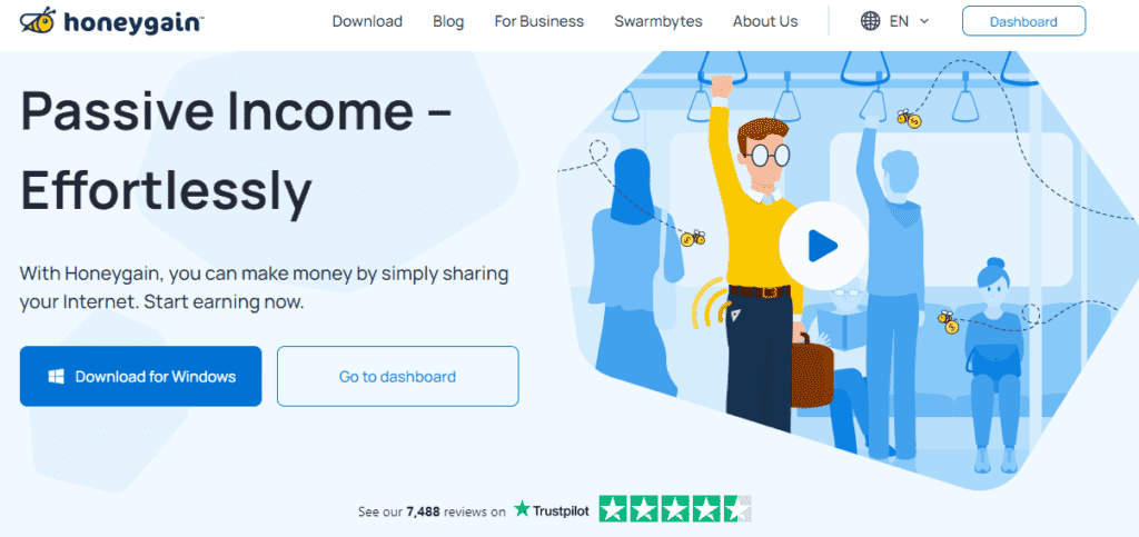 Honeygain make money app