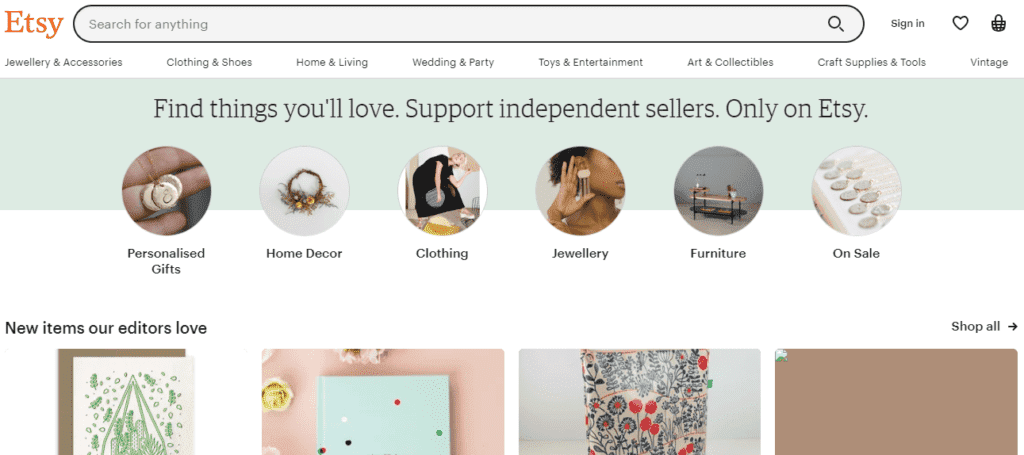 Etsy an ecommerce platform for selling feet pictures