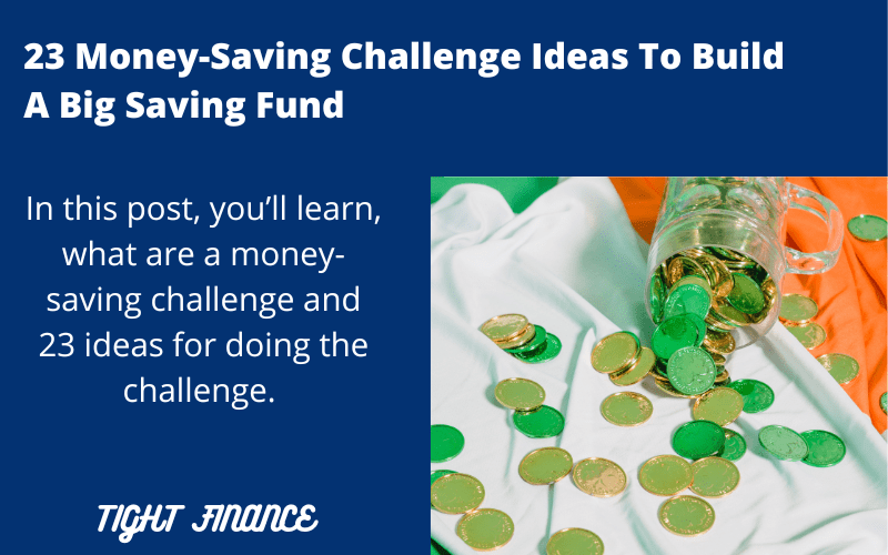 23 money saving challenge ideas