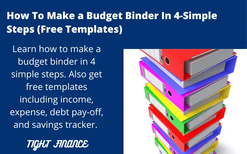 how to make a budget binder