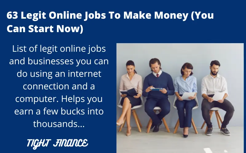 63 legit online jobs to make money